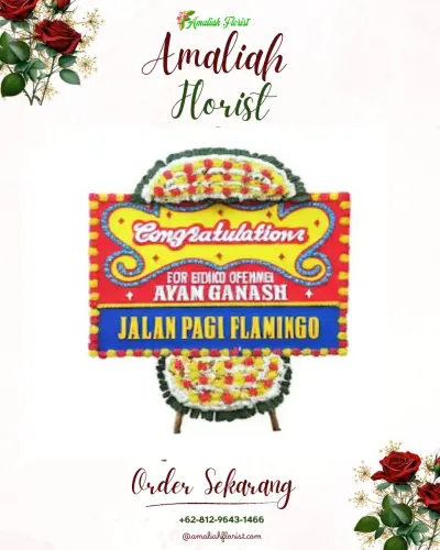 Bunga Papan Congratulation di Tlogopakis